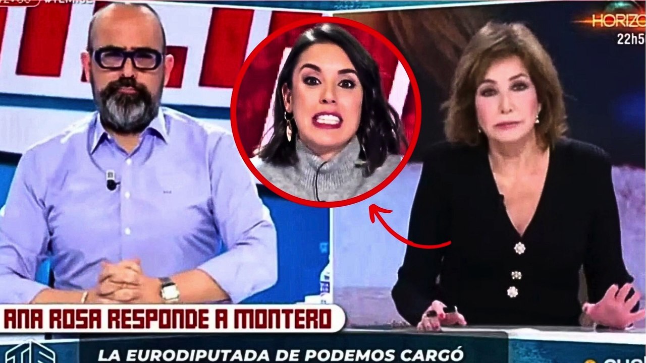 Colosal respuesta de Ana Rosa a Irene Montero: “Yo genero 500 empleados, otros gastan 200 mil euros en una app”