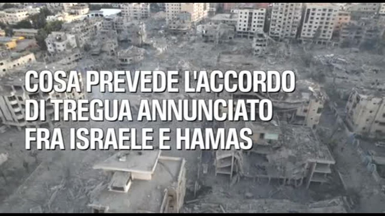 Cosa prevede l'accordo annunciato di tregua fra Israele-Hamas