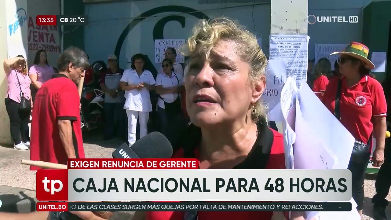 Trabajadores de la CNS ingresan desde este jueves en un paro de 48 horas, exigen la renuncia del gerente