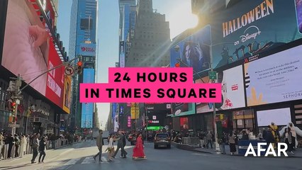 I Spent 24 Hours Straight in Times Square