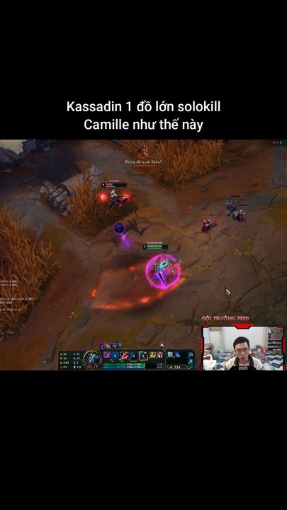 Kassadin 1 đồ lớn solokill Camille như thế này #kassadin #camille #lienminhhuyenthoai #leagueoflegends