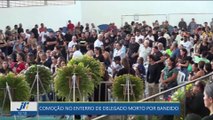 Comoção no enterro de delegado morto por bandido