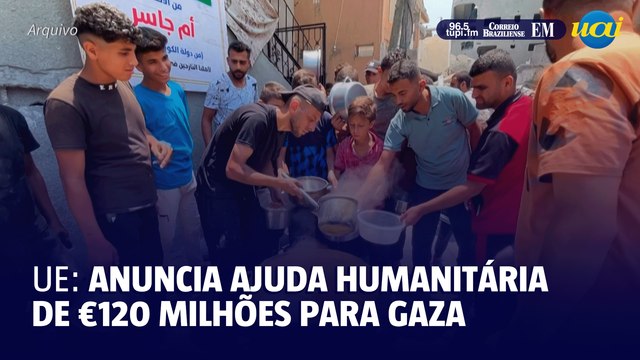 UE anuncia ajuda humanitária de € 120 milhões para Gaza