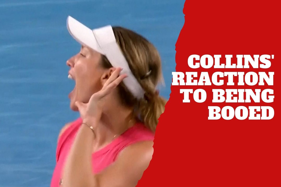 Danielle Collins sparks outrage with arrogant reaction after boos follow Australian Open victory