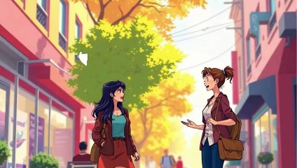 🗣️ Practice English with a Fun Neighborly Chat! 🏡