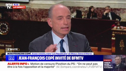 Motion de censure rejetée: "Il faut que la droite se prépare", assure Jean-François Copé, ancien ministre et maire LR de Meaux