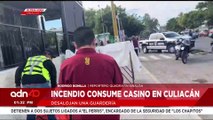 🚨¡Última Hora! Fuerte incendio consume casino en Culiacán, Sinaloa