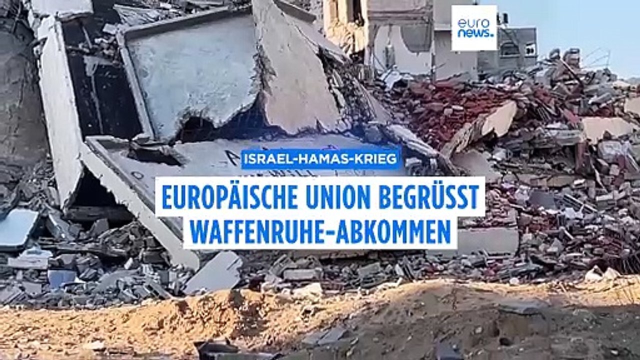EU sagt 120 Millionen Euro Hilfe für Gaza nach Waffenstillstandsabkommen mit Israel zu