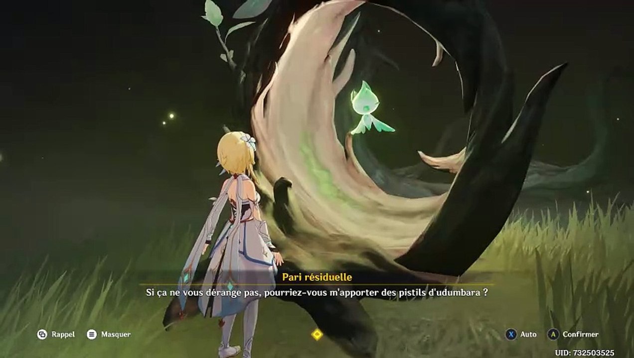 Genshin Impact Sumeru Flamme vacillante L'éveil des paris résiduelles