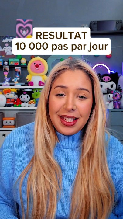 Resultat apres avoir marché 10 000 pas par jours pendant 15 jours