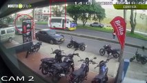 Cuando es el día de uno... Así fue como le cayó un árbol encima a un motociclista, terminó matándolo