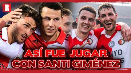 IDRISSI recuerda como fue jugar con SANTI GIMÉNEZ