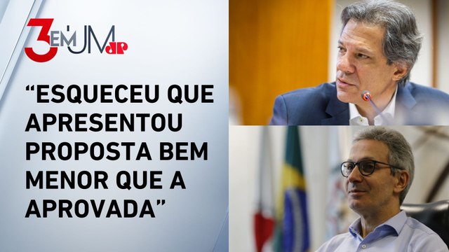 Haddad rebate críticas de Zema sobre projeto das dívidas dos estados