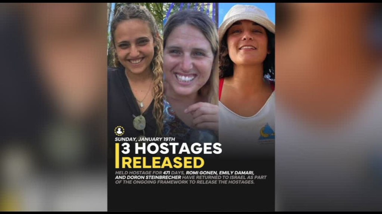 Rilasciate da Hamas 3 israeliane, l'Idf: "Sono a casa"