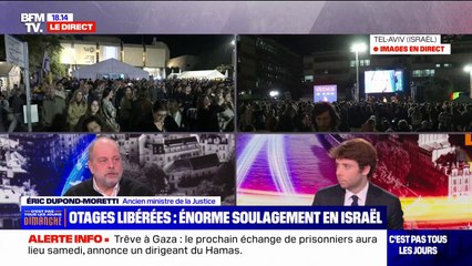 Trêve à Gaza: "La libération [des otages] au compte-gouttes est quelque chose d'absolument terrifiant pour les familles dans l'attente", assure Éric Dupond-Moretti