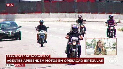 Prefeitura de SP apreende três motos por ‘transporte clandestino’