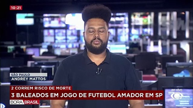 Três pessoas são baleadas em jogo de futebol amador em SP