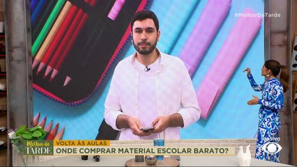 VOLTA ÀS AULAS! Onde comprar material escolar barato? | Melhor da Tarde