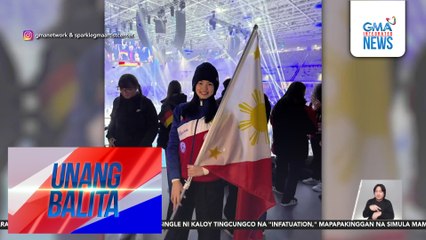 Skye Chua, proud na ni-raise ang PHL flag sa opening ceremony ng 2025 FISU Winter World University Games | Unang Balita