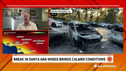 Weather pattern change means good news for the fight against California fires