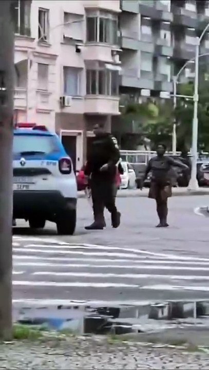 PM do Rio resgata tartaruga marinha carregada por homem em situação de rua no Aterro do Flamengo
