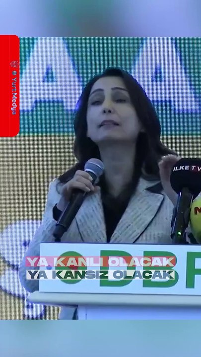 Tülay Hatimoğulları'ndan Tehdit; Barış Olmazsa Her Yer Gazzer Olacak #gündem #imralı #haberler #dem #gazze