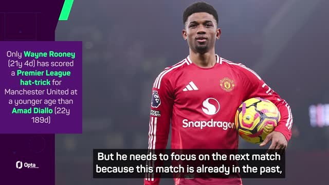 'A great moment' - Amorim reflects on dazzling Diallo