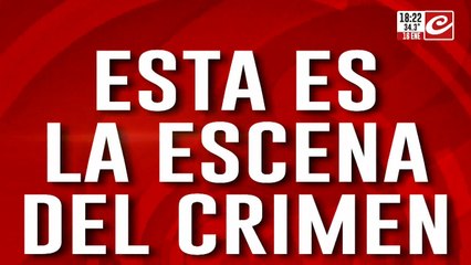 Sangriento parricidio: esta es la escena del crimen