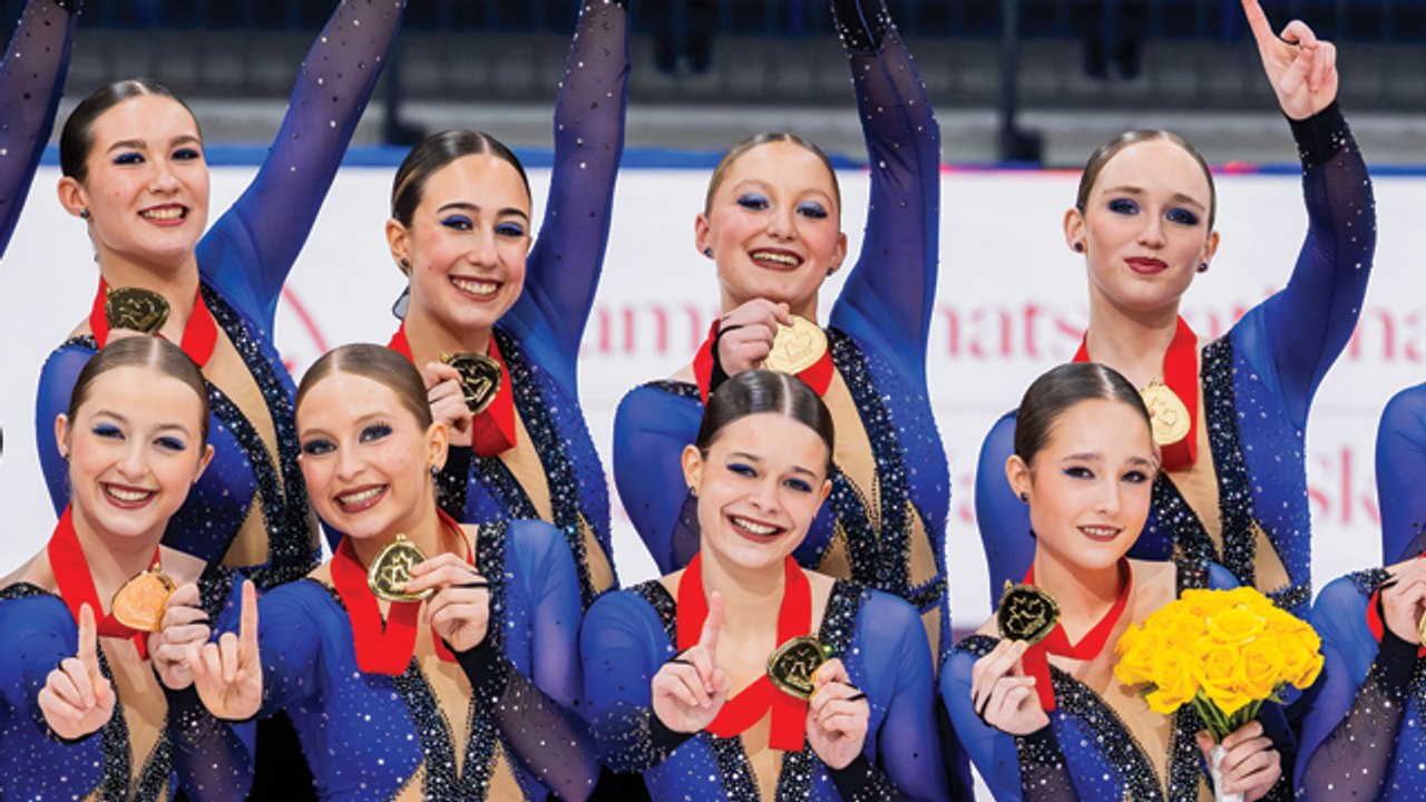 2025 Canadian National Skating Championships - Victory Ceremony - Junior Synchronized Skating