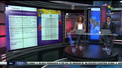 Fiscalía venezolana rechaza declaraciones del presidente de Colombia, Gustavo Petro