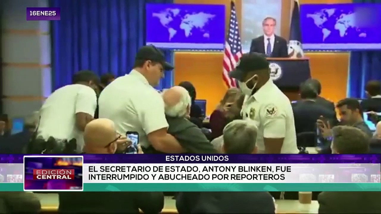 Autoridades de Estados Unidos son reprochados en medio de sus intervenciones diplomáticas ENCLAVE MEDIÁTICA 16-01-2025