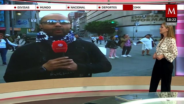 Trabajadores de hospitales bloquean Av. Reforma y Bucareli por falta de insumos