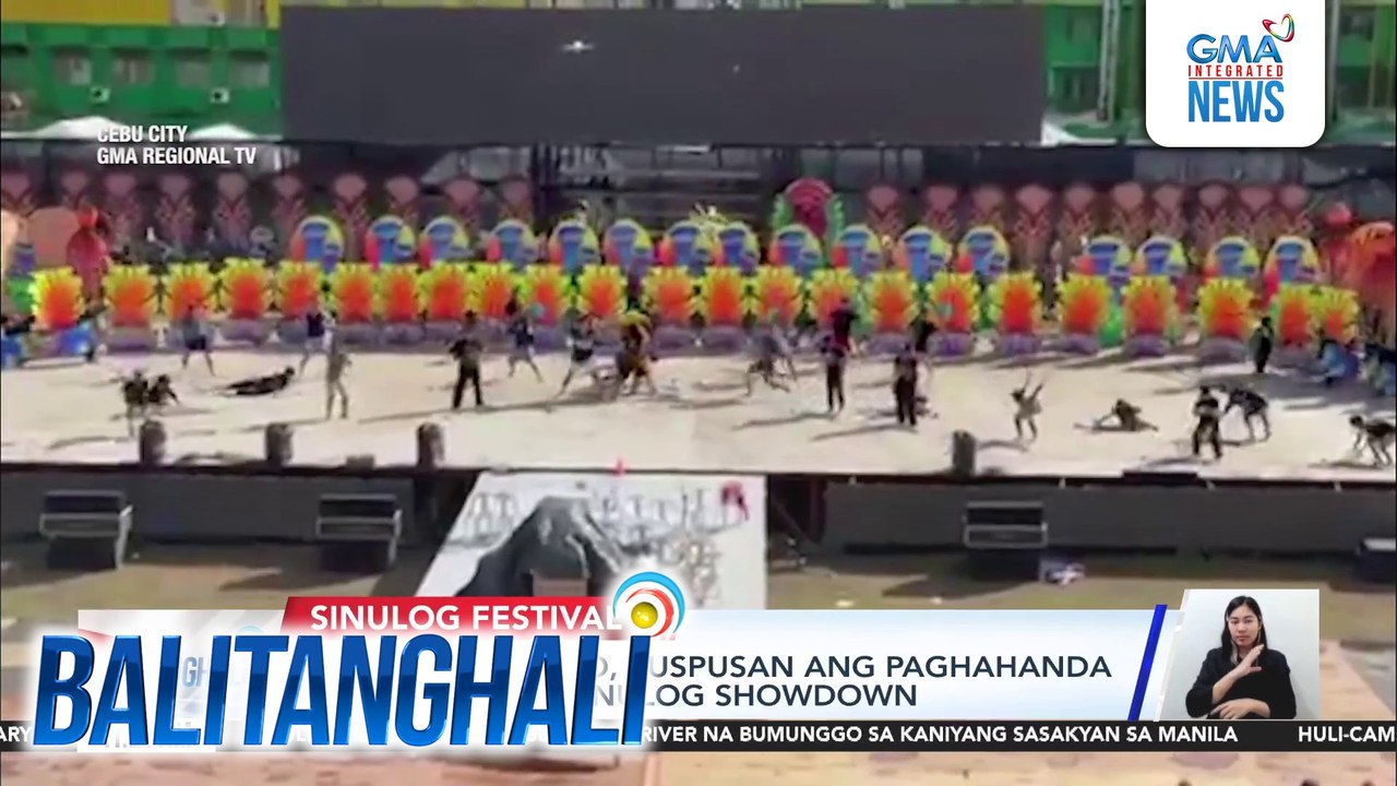 Iba't ibang grupo, puspusan ang paghahanda para sa Grand Sinulog showdown | Balitanghali