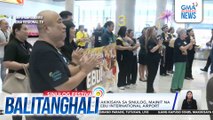 Mga turista at OFW na makikisaya sa Sinulog, mainit na sinalubong sa Mactan-Cebu International Airport | Balitanghali