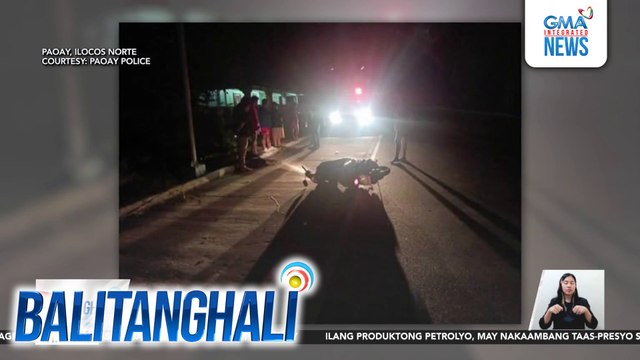 Rider, patay matapos sumemplang ang sinasakyang motorsiklo | Balitanghali