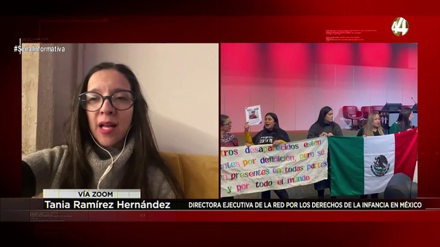 Tania Ramírez habla sobre el Congreso Mundial sobre las Desapariciones Forzadas en Ginebra, Suiza