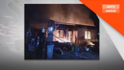 3 sekeluarga maut terbakar