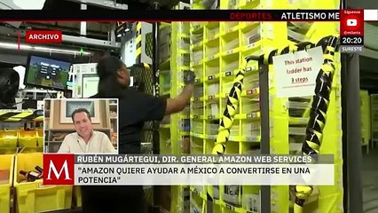 “Amazon quiere ayudar a México a convertirse en potencia”: Mugártegui, sobre inversión de 5 mil mdd