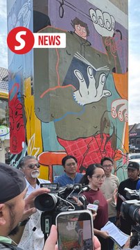 Murals brighten up SS15 LRT Station