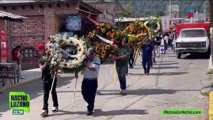 Despiden a los cinco comuneros asesinados en Huitzilac, Morelos
