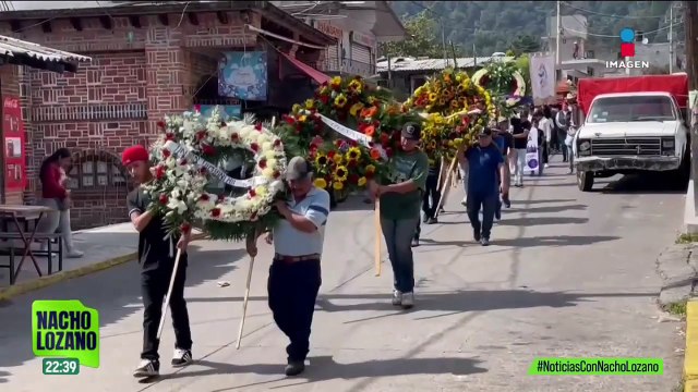 Despiden a los cinco comuneros asesinados en Huitzilac, Morelos