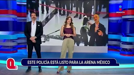 Policía hace de su chamba un arte, pero marcial…