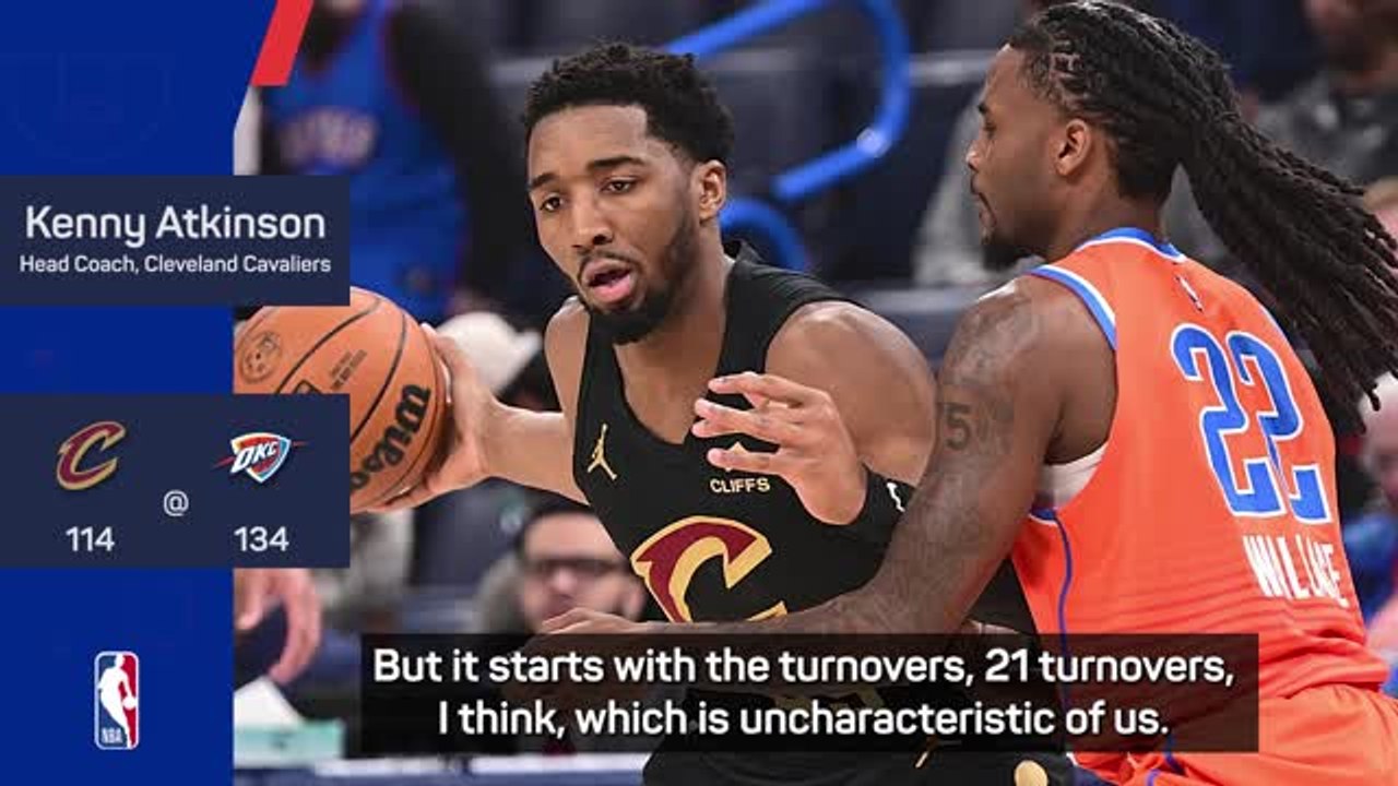 Cavs coach admits to 'total domination' in defeat by OKC