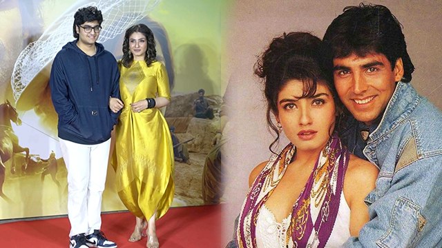 Raveena Tandon Son Ranbir Thadani Looks Like Akshay Kumar,Fans Praise Video Viral...