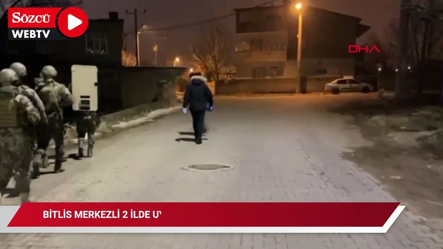 Bitlis merkezli 2 ilde uyuşturucu operasyonunda 2 tutuklama