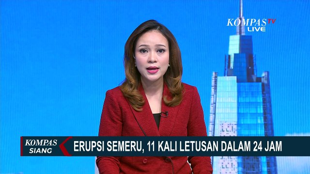 Gunung Semeru Erupsi, Tercatat 11 Kali Terjadi Letusan Dalam 24 Jam