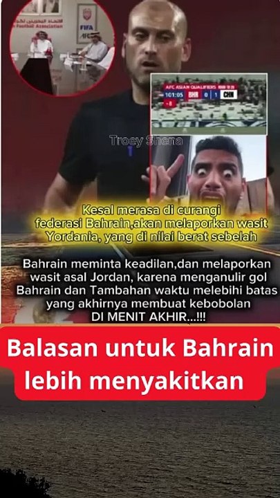 Bahrain kena batunya makanya jangan Songong kau #timnasindonesia #ngakak #beritaboladunia