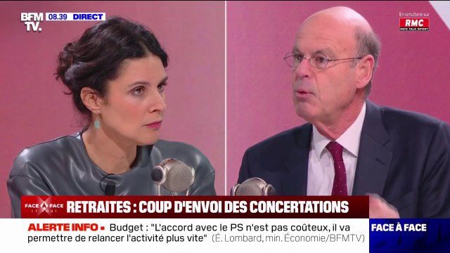 Retraites: Les responsables politiques doivent se retirer, et laisser le champ libre aux partenaires sociaux , affirme Éric Lombard