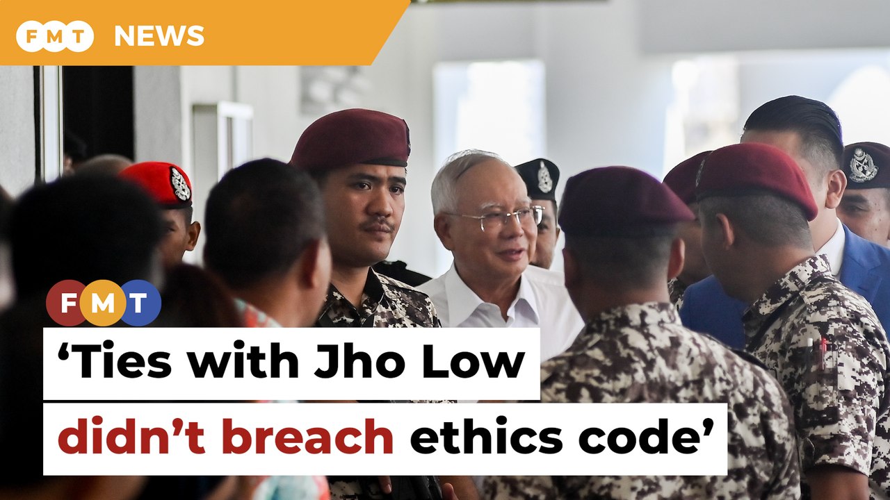 Ties with Jho Low did not breach ethics code, says Najib
