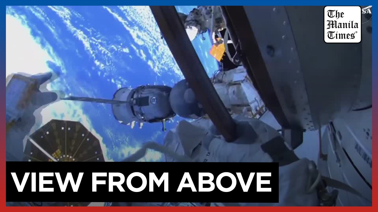Astronauts head out on spacewalk for ISS upgrades
